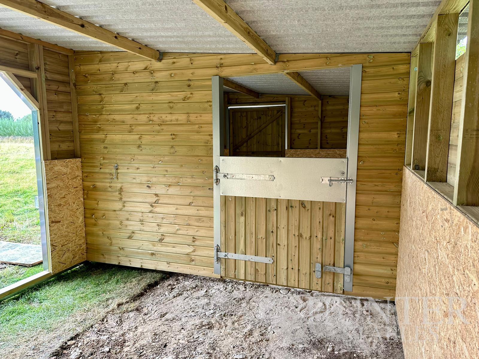 Combination Stable & Shelter - 12'x 24' - Image 7
