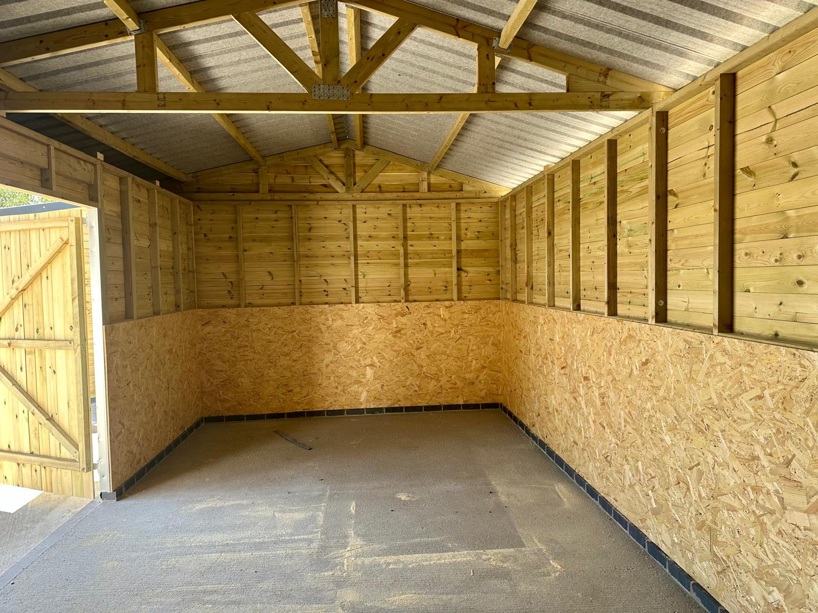 Large Apex Timber Workshop (12x24) - Image 6