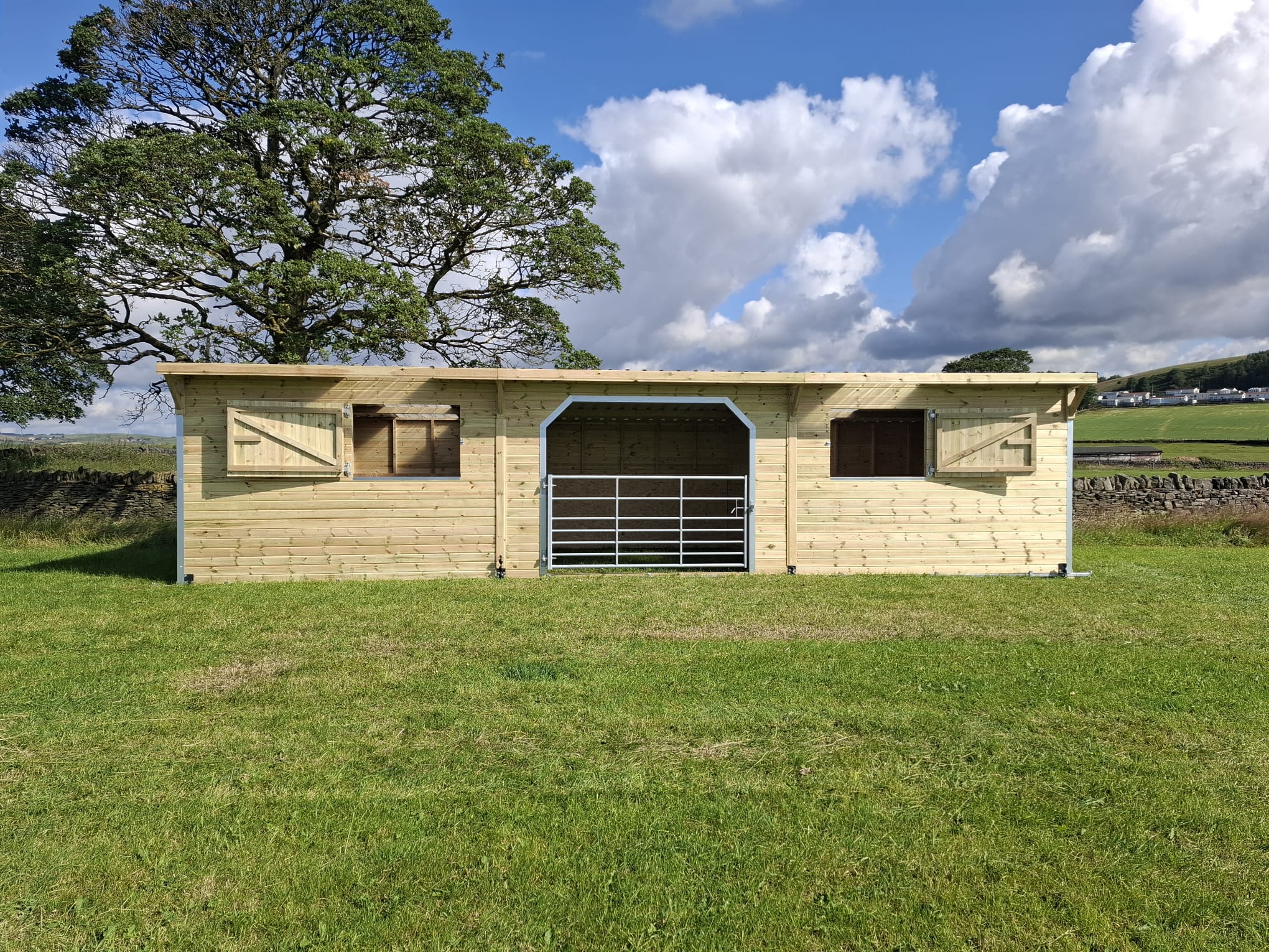 Combination Stables & Shelter 12' x 36'