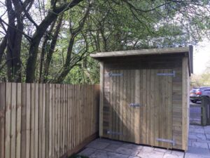 8x6 pent shed