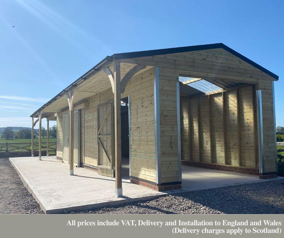Actually Workshop with Adjoining Covered Area side view