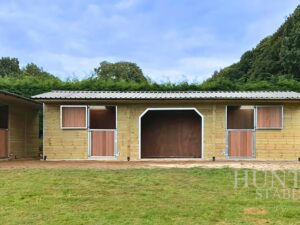 two premium stables next to each other