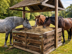 Timber Hay Feeder