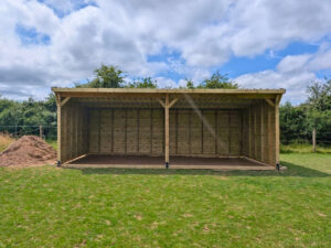 Open Timber Shelter 12′x24′