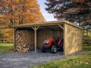 Open Timber Shelter 12'x18′