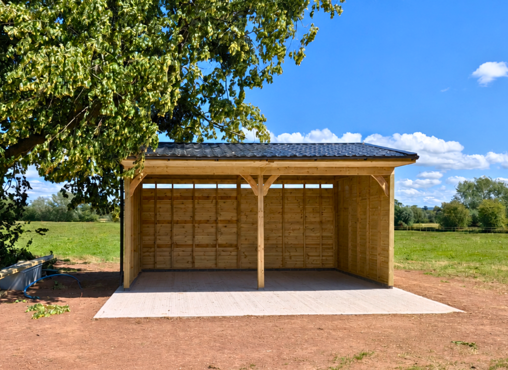 Open Timber Apex Shelter 12′×18′