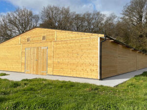 Open American Barn 36′×60′ Timber Shelter