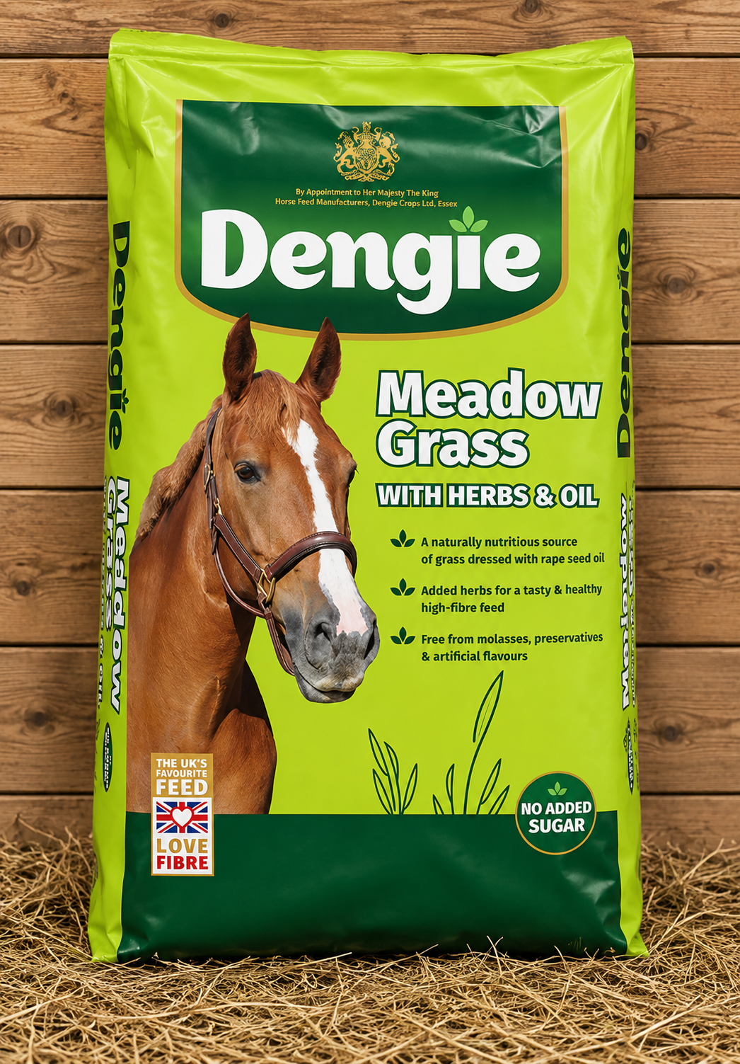 Dengie Meadow Grass with Herbs & Oil 20kg horse feed