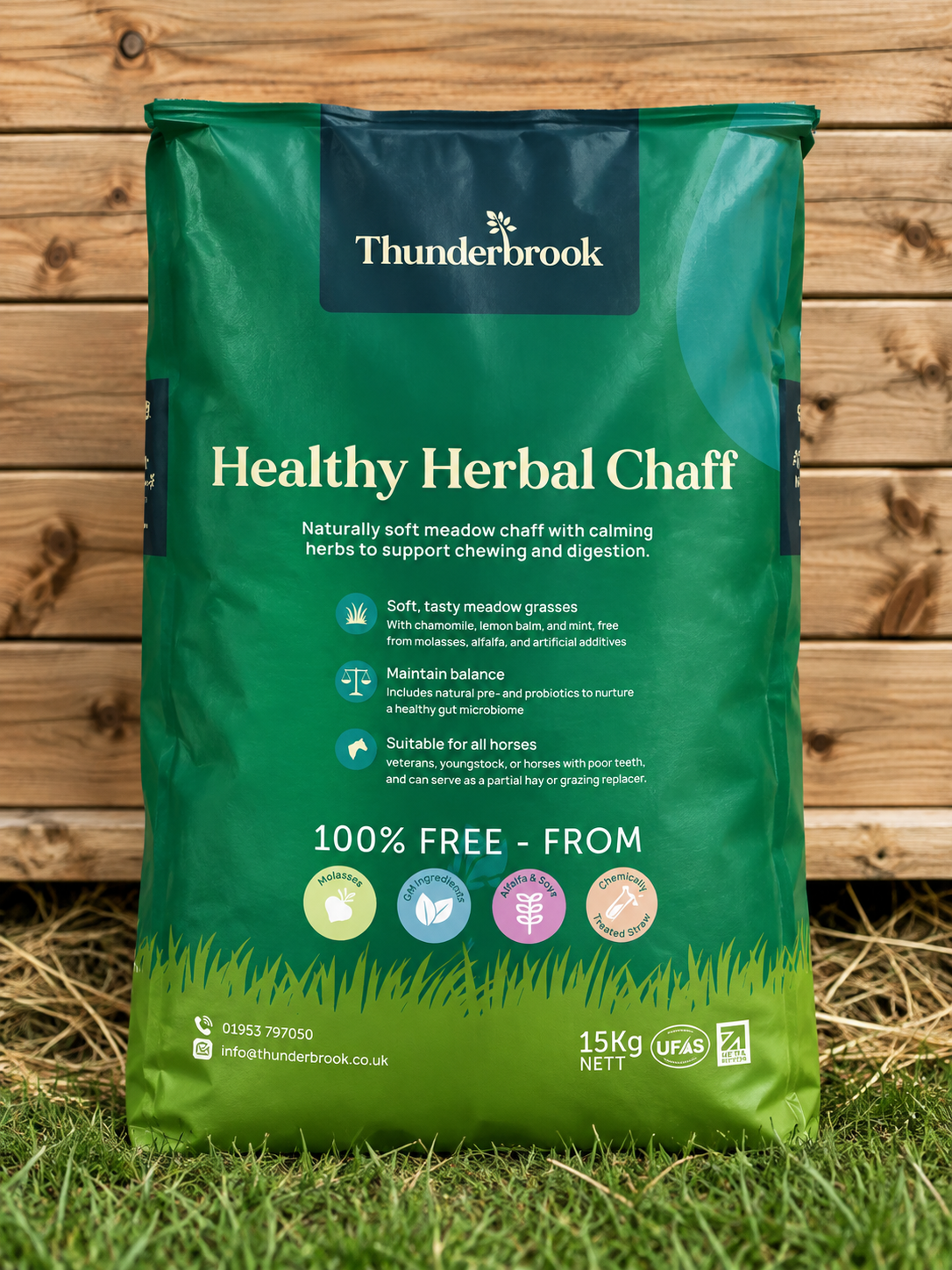 Thunderbrook Healthy Herbal Chaff 15kg horse feed