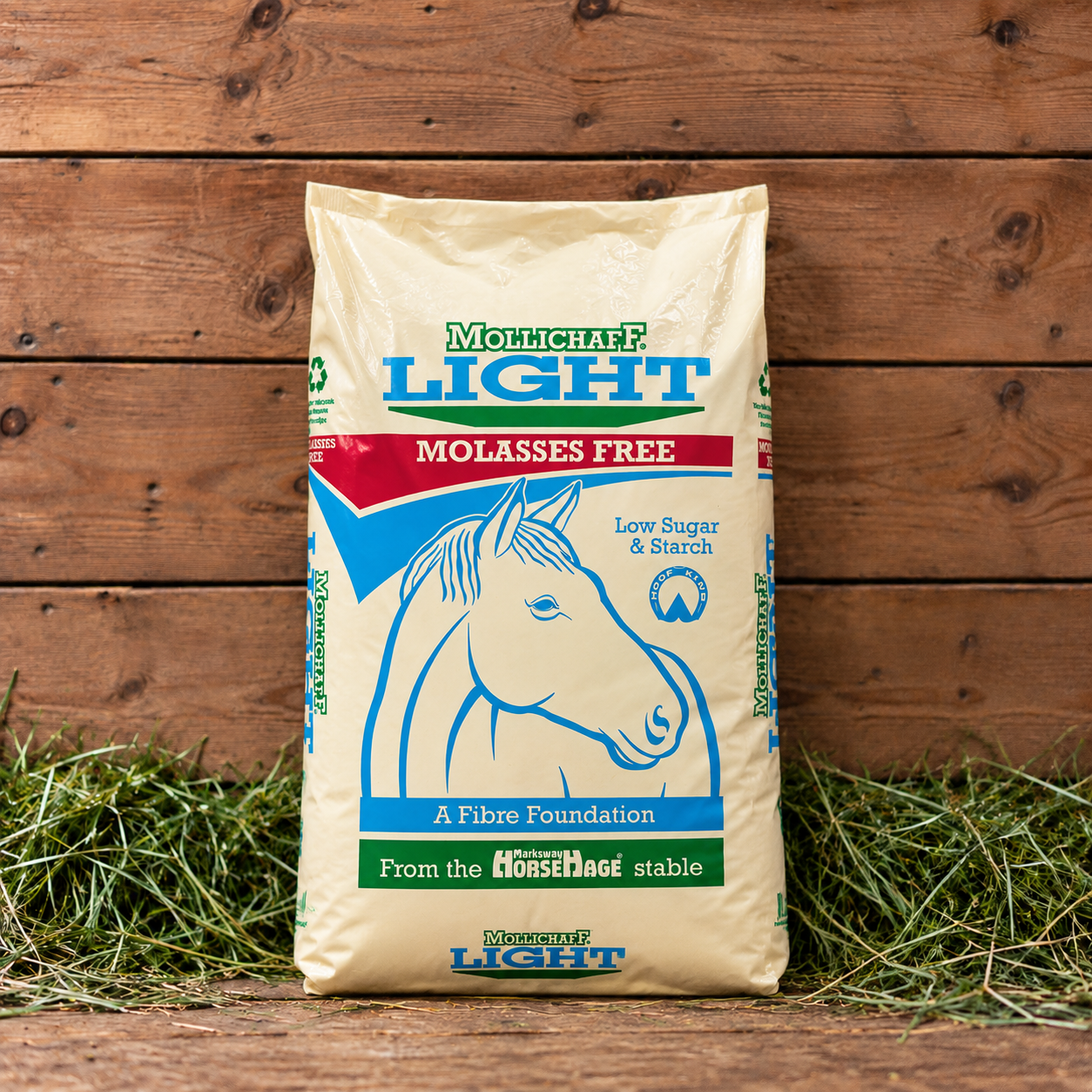 Mollichaff Light Molasses Free 12.5kg horse chaff