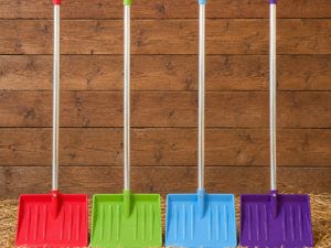 Red Gorilla Multi Shovel with Straight Handle in Sky Blue